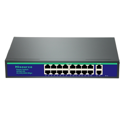 Passive 16+2 15v PoE Switch 