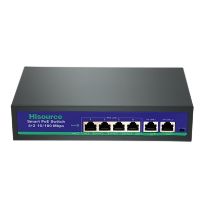 Active 4+2 100Mbps POE Switch