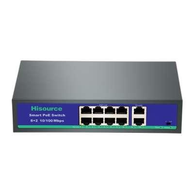 Active 8+2 100Mbps POE Switch
