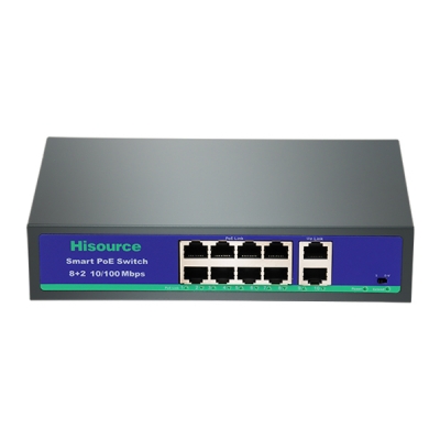 Active 8+2 100Mbps POE Switch