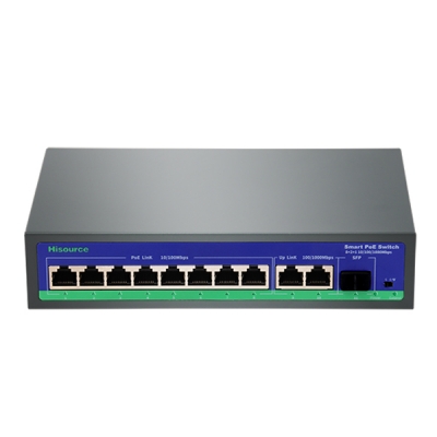 Active 8+2GE+1SFP POE Switch