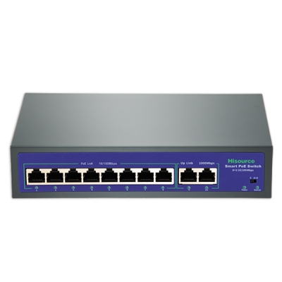 Active 8+2 100Mbps POE Switch