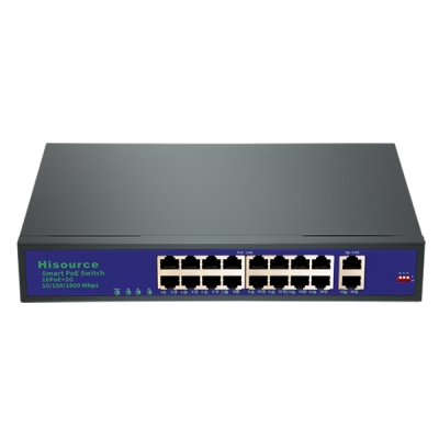 16+2 Port 250m Long Distance POE Switch (Built-in)